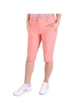 NEW Nivo Coral Pink Bermuda Golf Shorts - Women’s Size 16